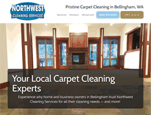 Tablet Screenshot of northwestcleaningservices.com